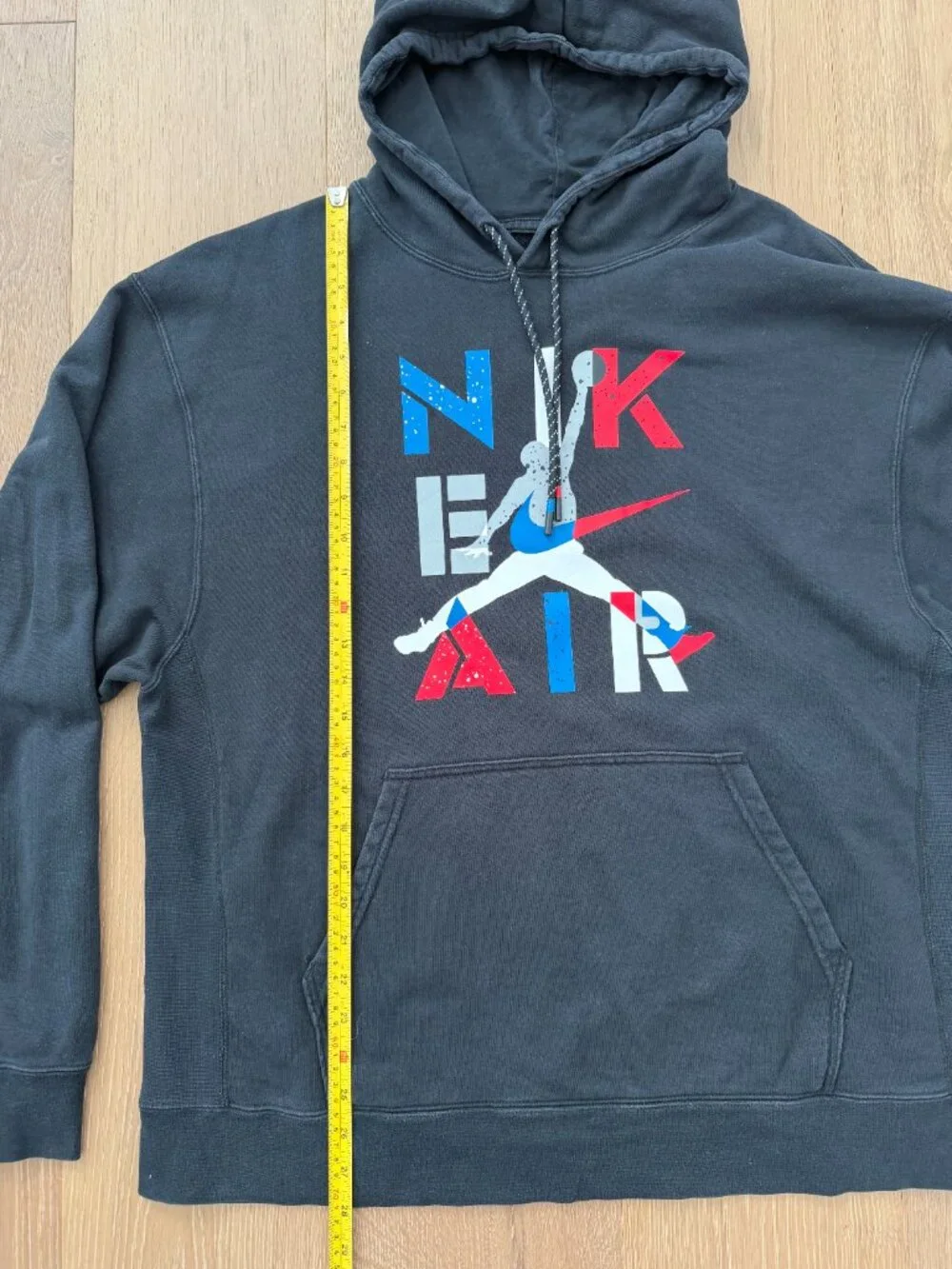 Air Jordan Hoodie Sweatshirt Men XL Fleece Black Legacy AJ4 Pullover CQ8291-010